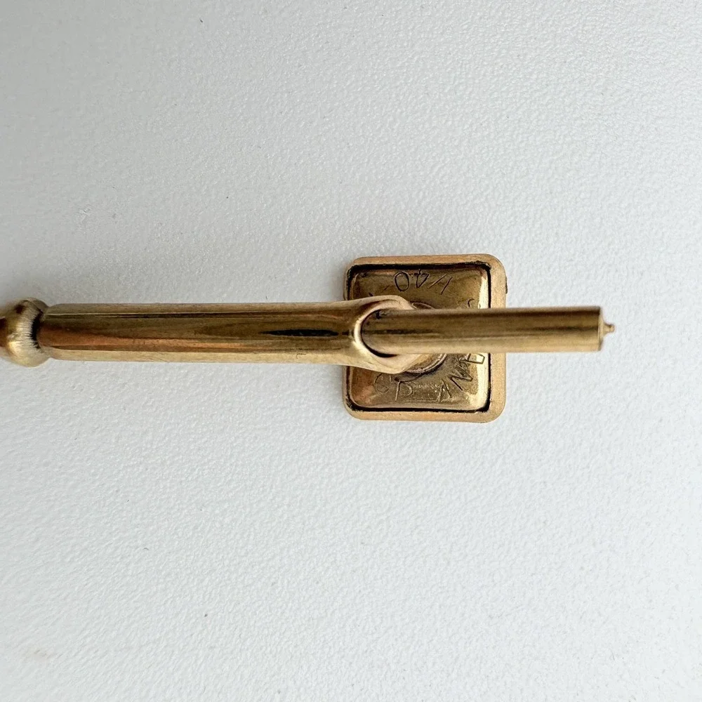 Gold Tone Oval Cufflinks Mens Black Enamel Velvet Tuxedo Stud Lot Wedding‎